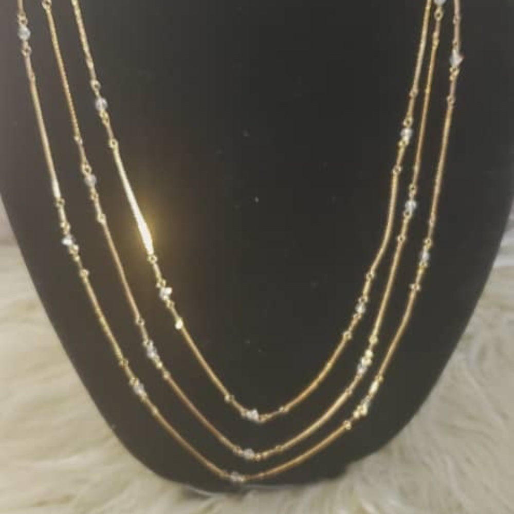 Gold Plated 3Layer Beaded Necklace🌴